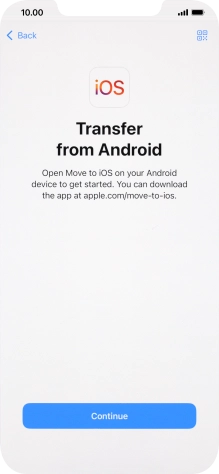 To transfer content to your phone, you need to install the app To transfer content to your phone, you need to install the app