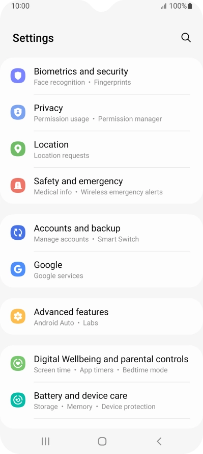 Press Google.