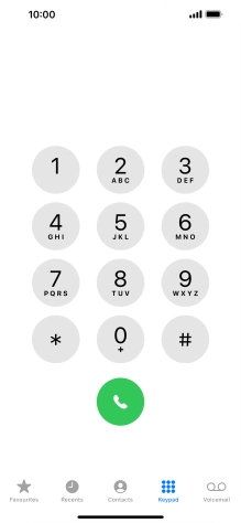 Press Keypad.
