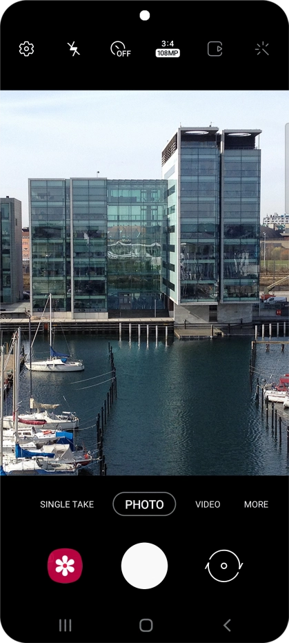 Press PHOTO. Press PHOTO.