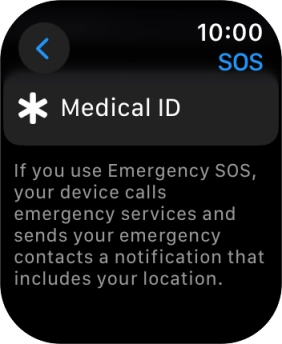 Press Medical ID.