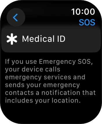 Press Medical ID.