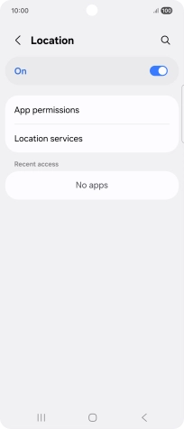 Press App permissions. Press App permissions.