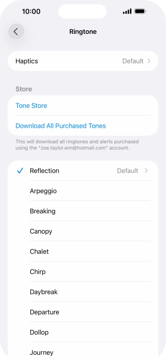 Press the required ring tones to hear them. Press the required ring tones to hear them.