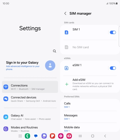 Press the Home key to return to the home screen.