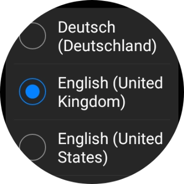 Press the required language. Press the required language.