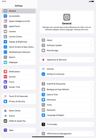 Press Screen Time and optionally select the required member of your family group.