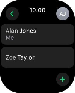 Press the required contact. Press the required contact.