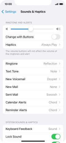Press Ringtone.