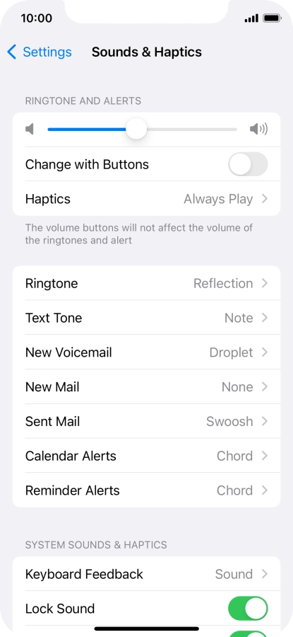 Press Ringtone.