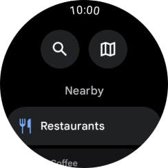 Press the search icon. Press the search icon.