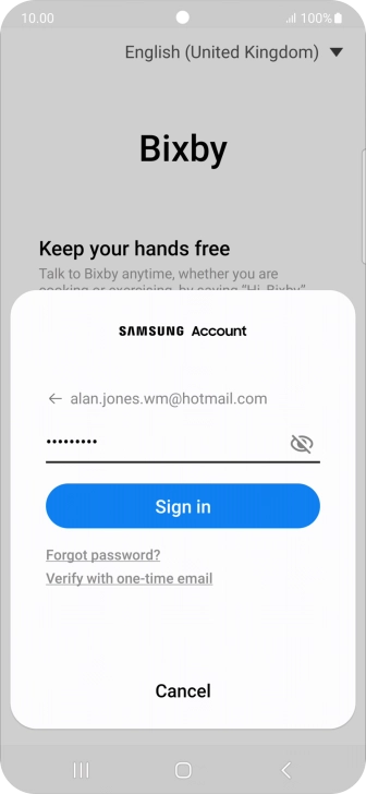 Press Sign in. Press Sign in.