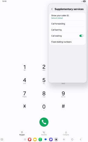 Press Fixed dialling numbers.