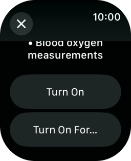 Press Turn On.