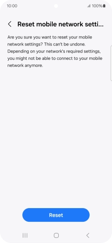 Press Reset. Press Reset.