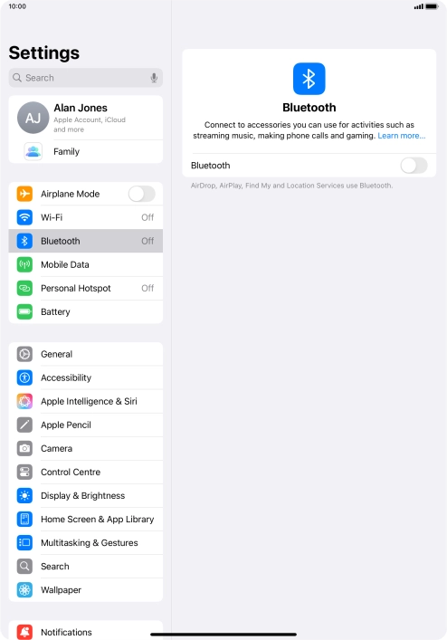 Press the indicator next to Press the indicator next to