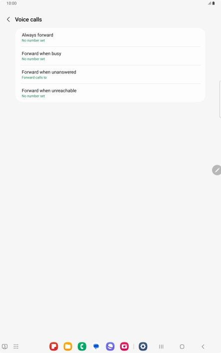 Press the Home key to return to the home screen. Press the Home key to return to the home screen.
