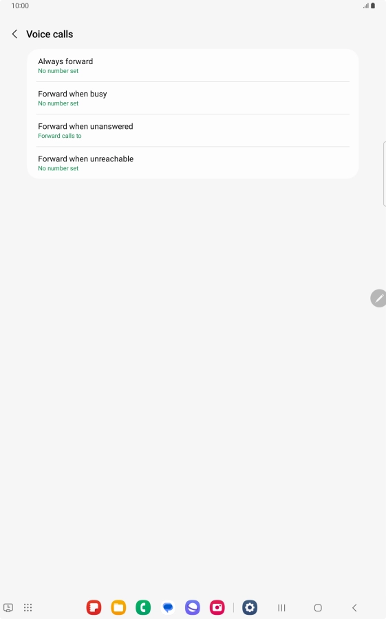 Press the Home key to return to the home screen. Press the Home key to return to the home screen.