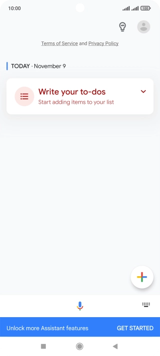 Press the profile icon. Press the profile icon.