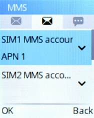 Select MMS account. Select MMS account.