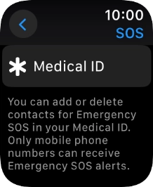 Press Medical ID. Press Medical ID.