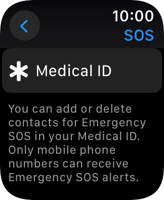 Press Medical ID. Press Medical ID.