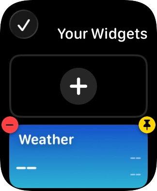 Press the confirm icon.