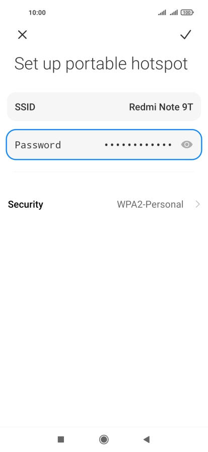 Press Security.