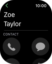 Press the call icon. Press the call icon.