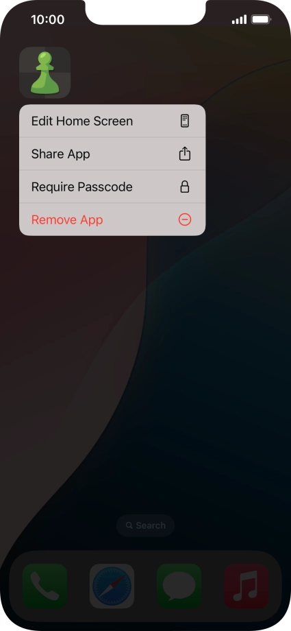 Press Require Passcode.