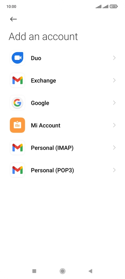 Press Personal (IMAP).