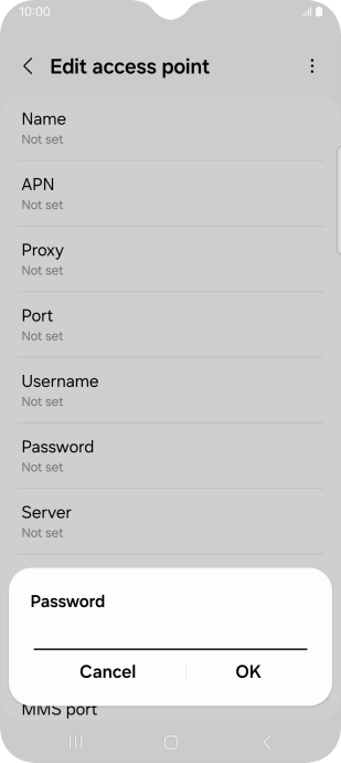 Key in wap and press OK. Key in wap and press OK.