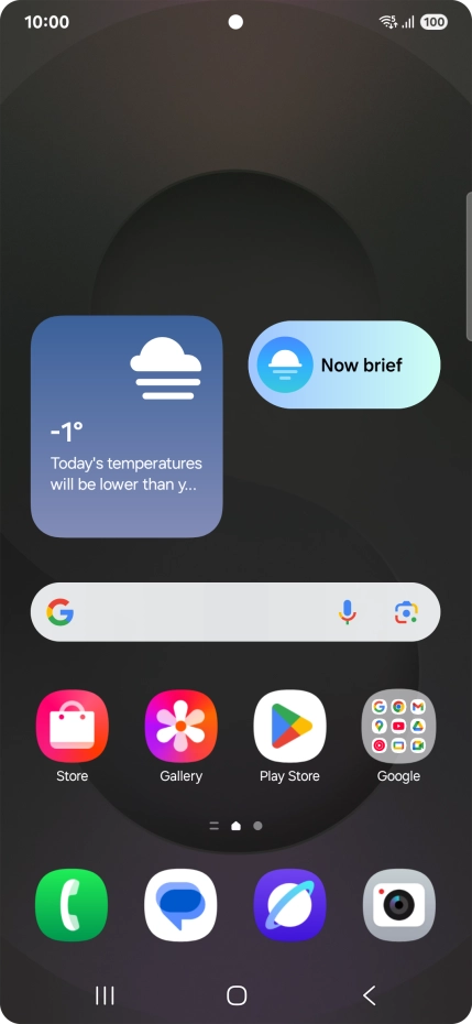 The Wi-Fi icon shows that your phone is connected to a Wi-Fi network.