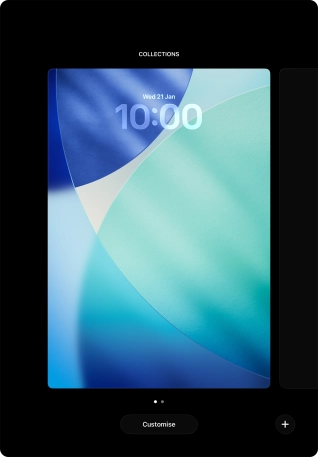 Press the add icon.