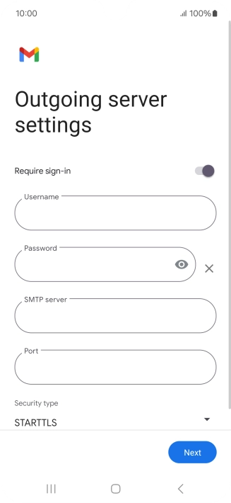 Press the indicator next to Press the indicator next to