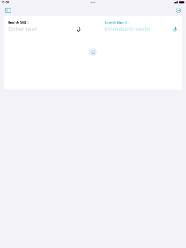 Press the first drop down list.