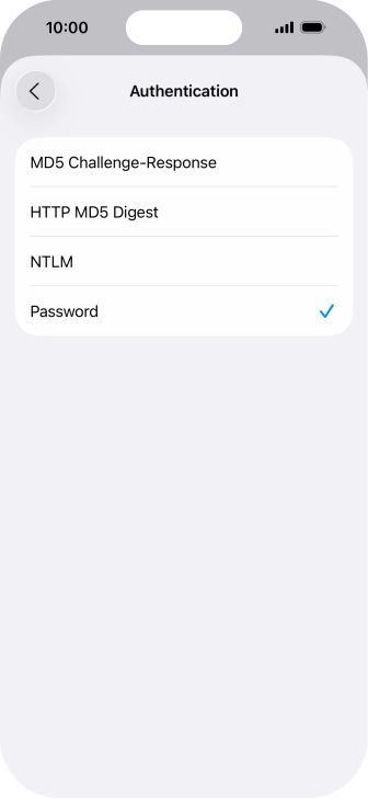 Press Password.