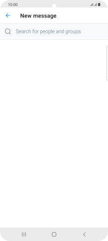 Press the search field. Press the search field.