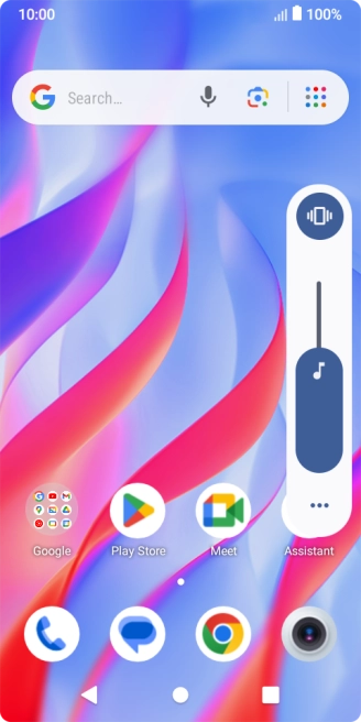 Press the sound mode icon. Press the sound mode icon.