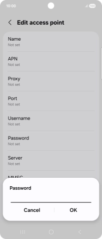 Key in wap and press OK. Key in wap and press OK.