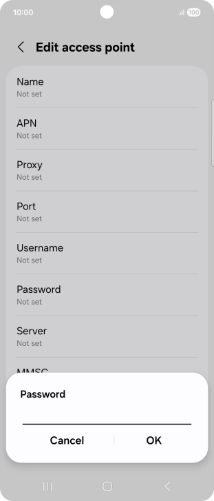 Key in wap and press OK. Key in wap and press OK.