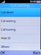 Select Call waiting.