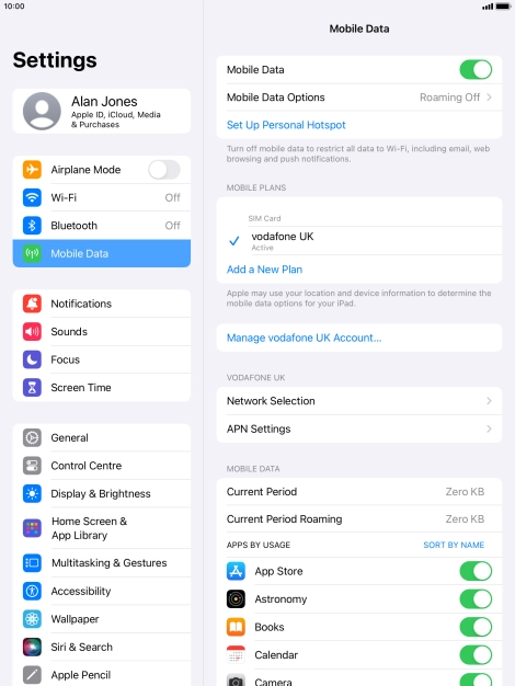 Press the Home key to return to the home screen.