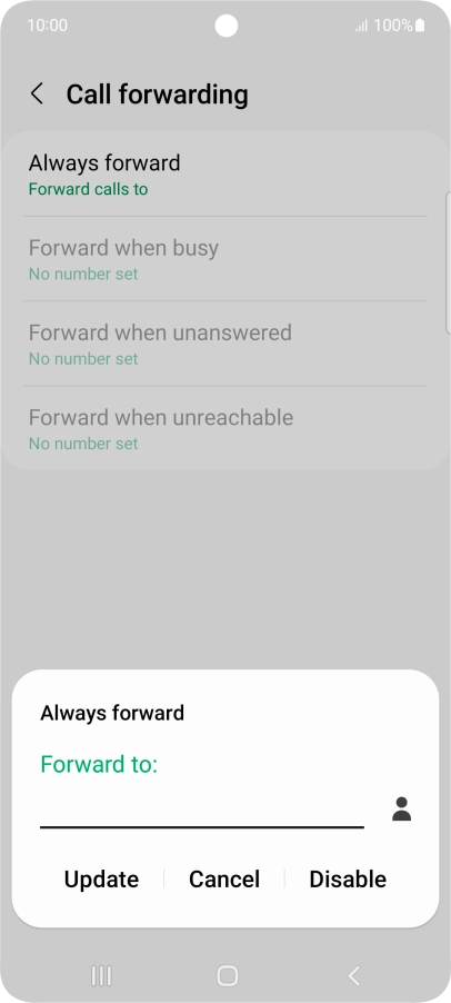 Press Disable.