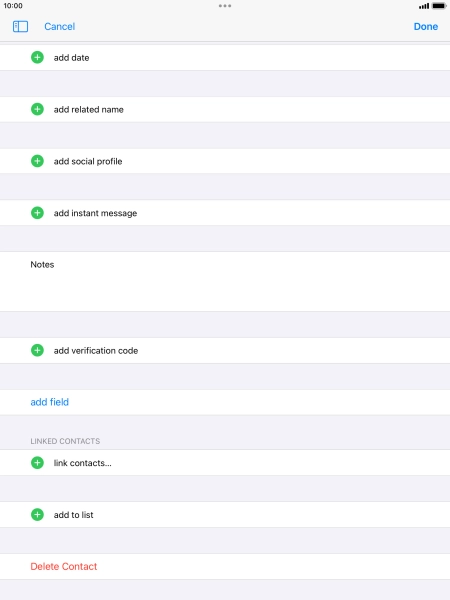 Press link contacts....