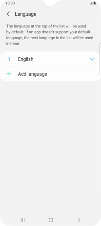 Press Add language. Press Add language.