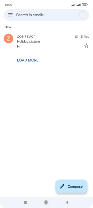 Press the profile icon.