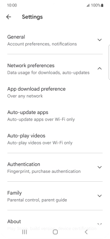 Press Auto-update apps. Press Auto-update apps.
