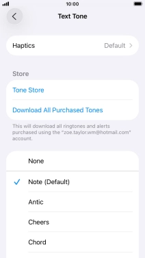 Press the required message tones to hear them. Press the required message tones to hear them.