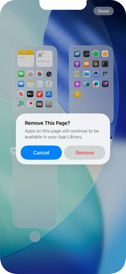 Press Remove.